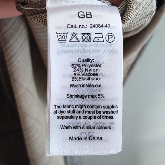 Soyaconcept Glen checkered dress with back zip and brown piped seam - Picture 8 of 9